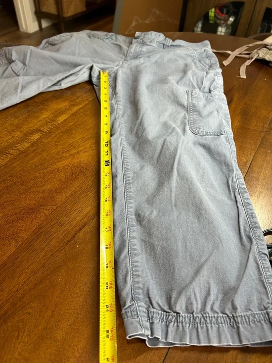 Faded Blue Eddie Bauer Casual Capris Pants - Picture 7 of 9